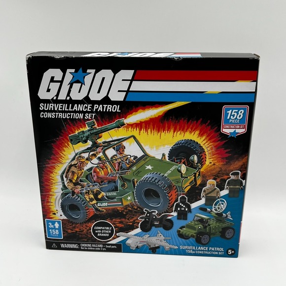 Hasbro Other - GI Joe Surveillance Patrol Military Construction Set Hasbro 158 Pieces & Figures